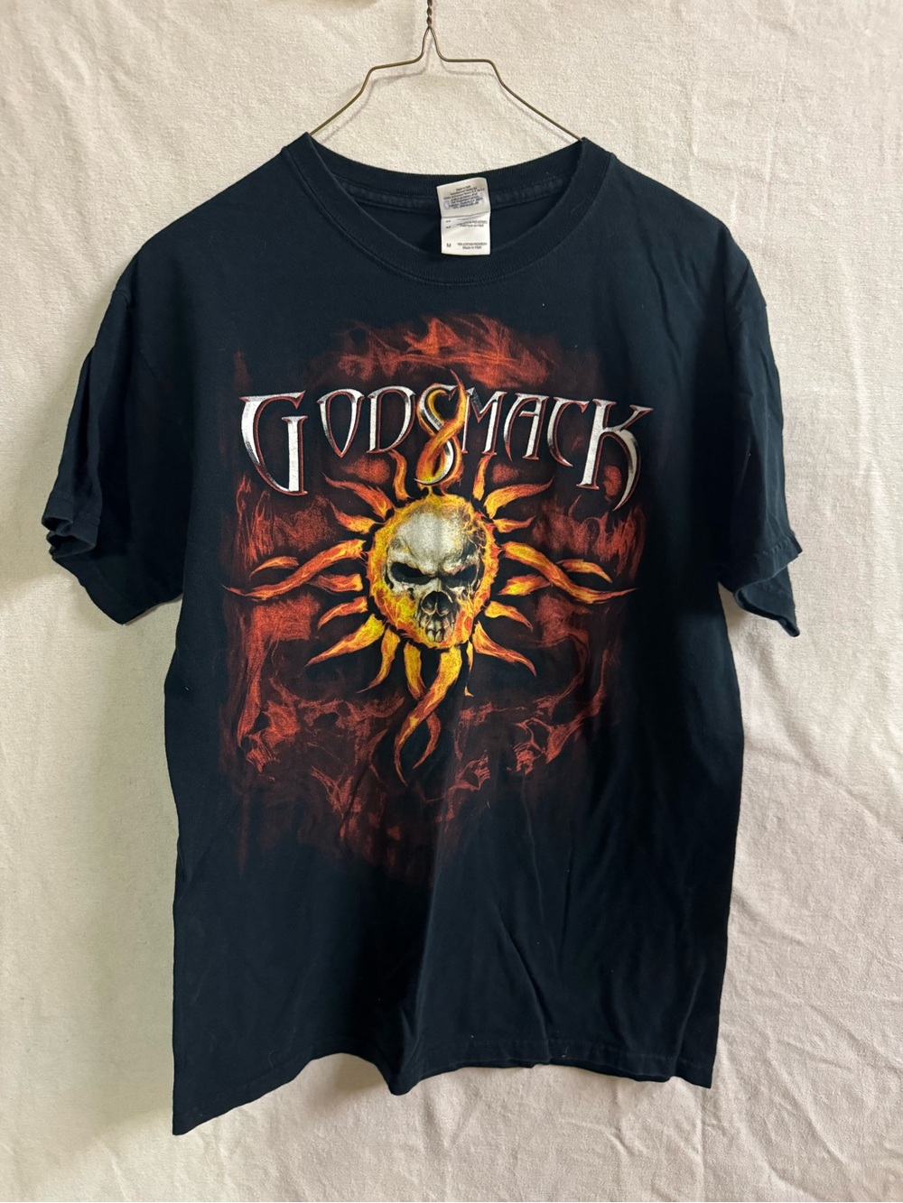 Godsmack Mass Chaos 2012 Tour Black Concert T Shirt Medium
